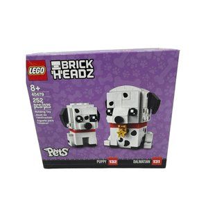 Lego Brick Headz Pets 40479 Pair of Dalmation Dogs 252 Pieces Ages 8+ New Sealed